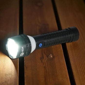 LANTERNA LAMPIÃO RECARREGÁVEL KRIPTON 1500LM - NTK
