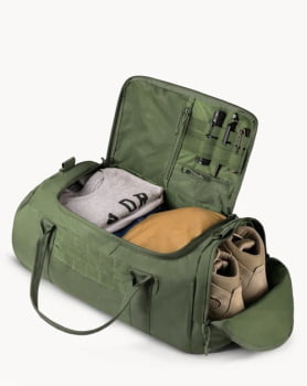 MALA DUFFEL BAG DISCOVERY 2.0 34L VERDE - INVICTUS