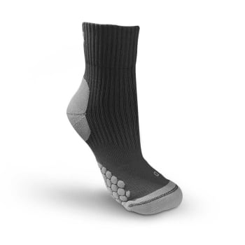 MEIA CANO MÉDIO DOTS BIOTECH UNISSEX CHUMBO E CINZA - KAILASH