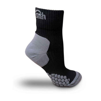 MEIA CANO MÉDIO DOTS BIOTECH UNISSEX PRETO E CINZA - KAILASH MEIA CANO MÉDIO DOTS BIOTECH UNISSEX PRETO E CINZA - KAILASH