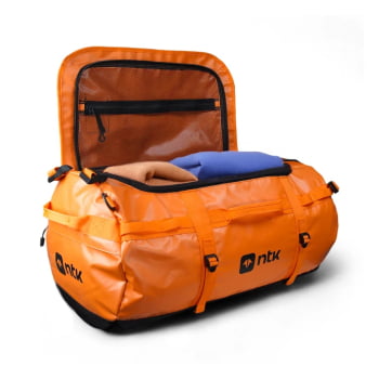 MOCHILA BOLSA DUFFLE BAG ESTANQUE 50L LARANJA - NTK