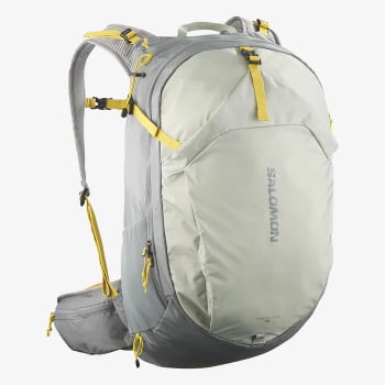 MOCHILA DE HIKING TRAILBLAZER 30 LITROS BEGE E AMARELO - SALOMON