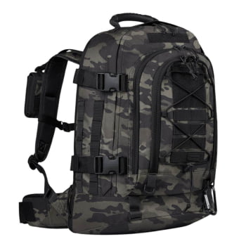 MOCHILA DUSTER 2.0 35+15L WARSKIN BLACK - INVICTUS MOCHILA DUSTER 2.0 35+15L WARSKIN BLACK - INVICTUS