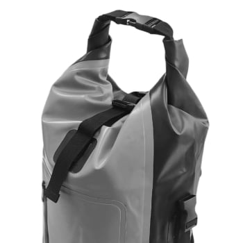 MOCHILA ESTANQUE DUFFEL BK 20L SUPER DRY CINZA E PRETO - NTK