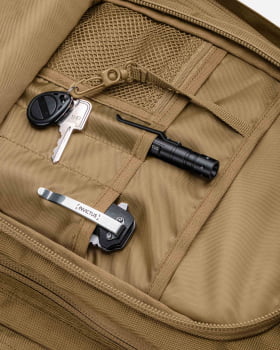 MOCHILA TÁTICA DUSTER 2.0 35-50L COYOTE - INVICTUS