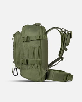 MOCHILA TÁTICA DUSTER 2.0 35-50L VERDE - INVICTUS