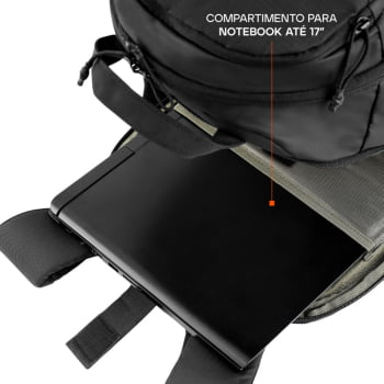 MOCHILA VAULT GRAYMAN PRETA - INVICTUS