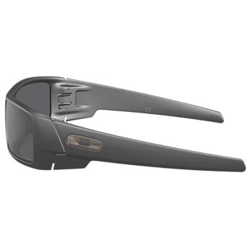 ÓCULOS GASCAN LENTES BLACK IRIDIUM POLARIZED ARMAÇÃO CERAKOTE COBALT STANDARD ISSUE - OAKLEY SI