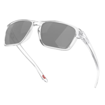ÓCULOS SYLAS LENTES PRIZM BLACK ARMAÇÃO POLISHED CLEAR - OAKLEY