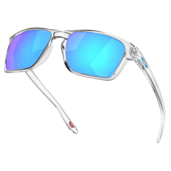 ÓCULOS SYLAS LENTES PRIZM SAPPHIRE ARMAÇÃO POLISHED CLEAR - OAKLEY ÓCULOS SYLAS LENTES PRIZM SAPPHIRE ARMAÇÃO POLISHED CLEAR - OAKLEY