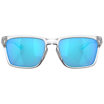 ÓCULOS SYLAS LENTES PRIZM SAPPHIRE ARMAÇÃO POLISHED CLEAR - OAKLEY