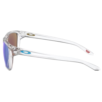ÓCULOS SYLAS LENTES PRIZM SAPPHIRE ARMAÇÃO POLISHED CLEAR - OAKLEY