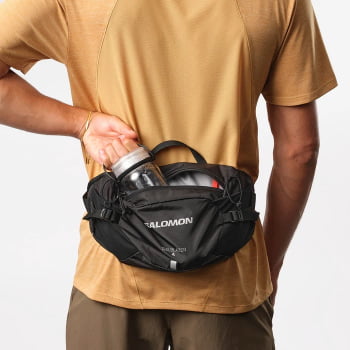 POCHETE CINTO ESPORTIVO TRAILBLAZER BELT PRETO - SALOMON