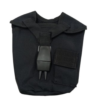 PORTA CANTIL NYLON CLICK PRETO
