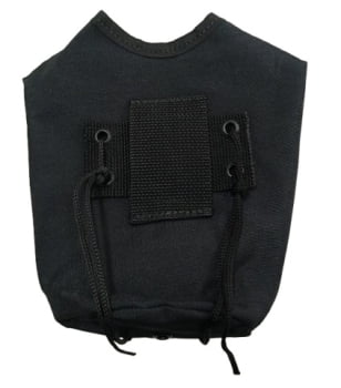 PORTA CANTIL NYLON CLICK PRETO