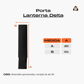 PORTA LANTERNA TÁTICO DELTA