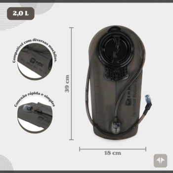 REFIL DE HIDRATAÇÃO HIDRABAG COM TAMPA 2L VERDE - NTK