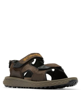 SANDÁLIA PAPETE MASCULINA KONOS HIKER 3 STRAP MARROM CORDOVAN COLUMBIA