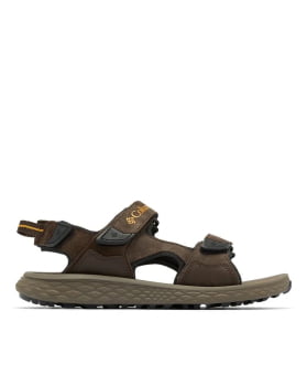 SANDÁLIA PAPETE MASCULINA KONOS HIKER 3 STRAP MARROM CORDOVAN COLUMBIA
