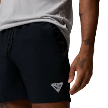 SHORTS PFG TERMINAL ROAMER STRETCH BLACK - COLUMBIA