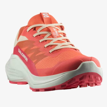 TÊNIS ALPHAGLIDE TRAIL RUNNING FEMININO LARANJA E ROSA - SALOMON