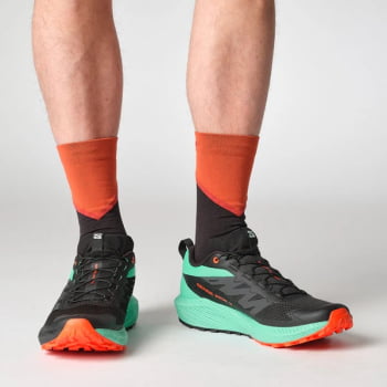 TÊNIS SENSE RIDE 5 MASCULINO VERDE E PRETO SALOMON