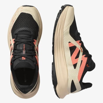 TÊNIS ULTRA FLOW FEMININO PRETO E PÊSSEGO