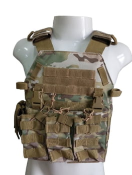 PLATE TÁTICO MODULAR SP-033 MULTICAM - ROSSI