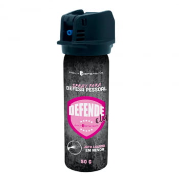 SPRAY PARA DEFESA PESSOAL DEFENDE ELA JATO NÉVOA - POLY DEFENSOR