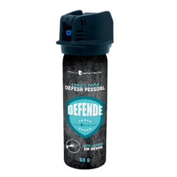 SPRAY PARA DEFESA PESSOAL DEFENDE ELE JATO NEVOA - POLY DEFENSOR