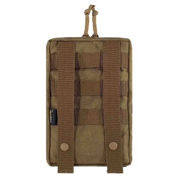 BOLSO MODULAR VERTICAL MÉDIO 2 ZIPER COYOTE - WTC