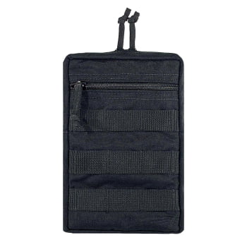 BOLSO MODULAR VERTICAL MÉDIO 2 ZIPER PRETO - WTC