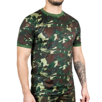 CAMISETA EB EXERCITO BRASILEIRO CAMUFLADA TRILOBAL