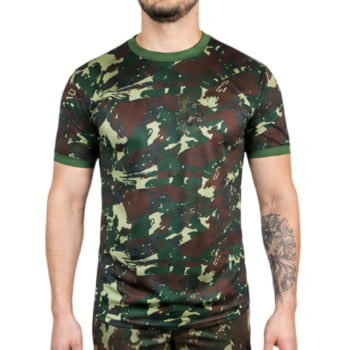 CAMISETA EB EXERCITO BRASILEIRO CAMUFLADA TRILOBAL