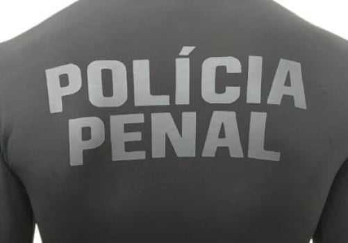 CAMISETA POLÍCIA PENAL SC MANGA CURTA POLIAMIDA PRETA FRT BRASIL