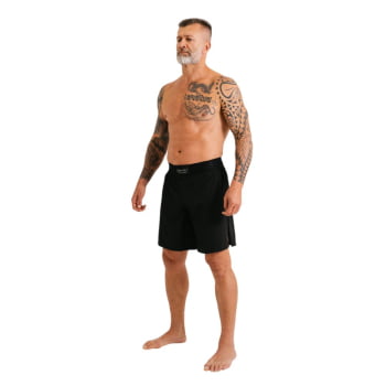 BERMUDA TRAINNING FIGHT MASCULINA PRETA - INVICTUS