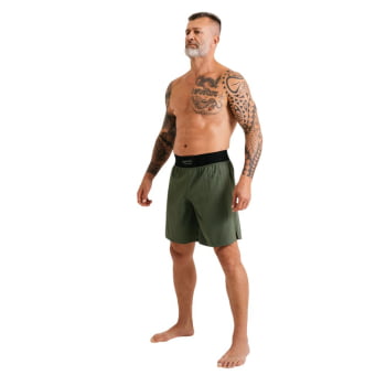 BERMUDA TRAINNING FIGHT MASCULINA  VERDE - INVICTUS
