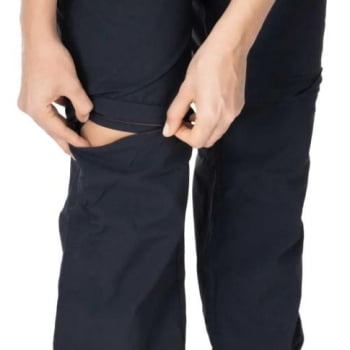 CALÇA-BERMUDA EXPLORER FEMININA PRETA - SOLO