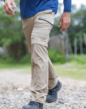 CALÇA CONVERSÍVEL ATLAS MASCULINA CAQUI - GALÁPAGOS