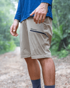 CALÇA CONVERSÍVEL ATLAS MASCULINA CAQUI - GALÁPAGOS