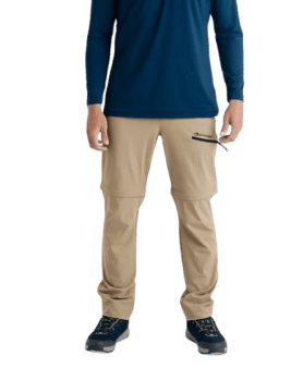 CALÇA CONVERSÍVEL ATLAS MASCULINA CAQUI - GALÁPAGOS