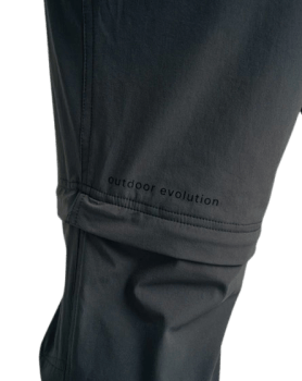 CALÇA CONVERSÍVEL ATLAS MASCULINA CINZA - GALÁPAGOS