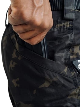 CALÇA TÁTICA PLATOON  ULTIMATE WARSKIN BLACK - INVICTUS