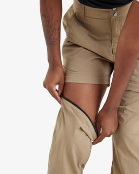 CALÇA CONVERSÍVEL ATLAS FEMININA CÁQUI - GALÁPAGOS