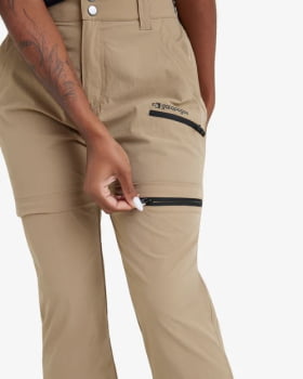 CALÇA CONVERSÍVEL ATLAS FEMININA CÁQUI - GALÁPAGOS