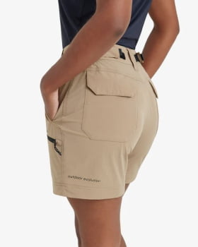 CALÇA CONVERSÍVEL ATLAS FEMININA CÁQUI - GALÁPAGOS