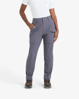 CALÇA CONVERSÍVEL ATLAS FEMININA CINZA - GALÁPAGOS