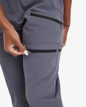 CALÇA CONVERSÍVEL ATLAS FEMININA CINZA - GALÁPAGOS