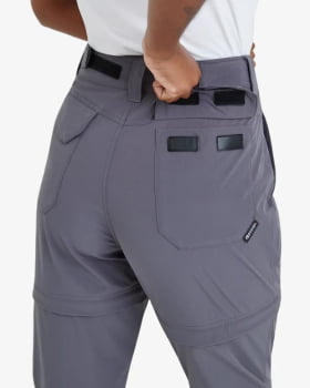 CALÇA CONVERSÍVEL ATLAS FEMININA CINZA - GALÁPAGOS