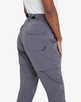 CALÇA CONVERSÍVEL ATLAS FEMININA CINZA - GALÁPAGOS